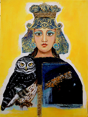 Regina con civetta